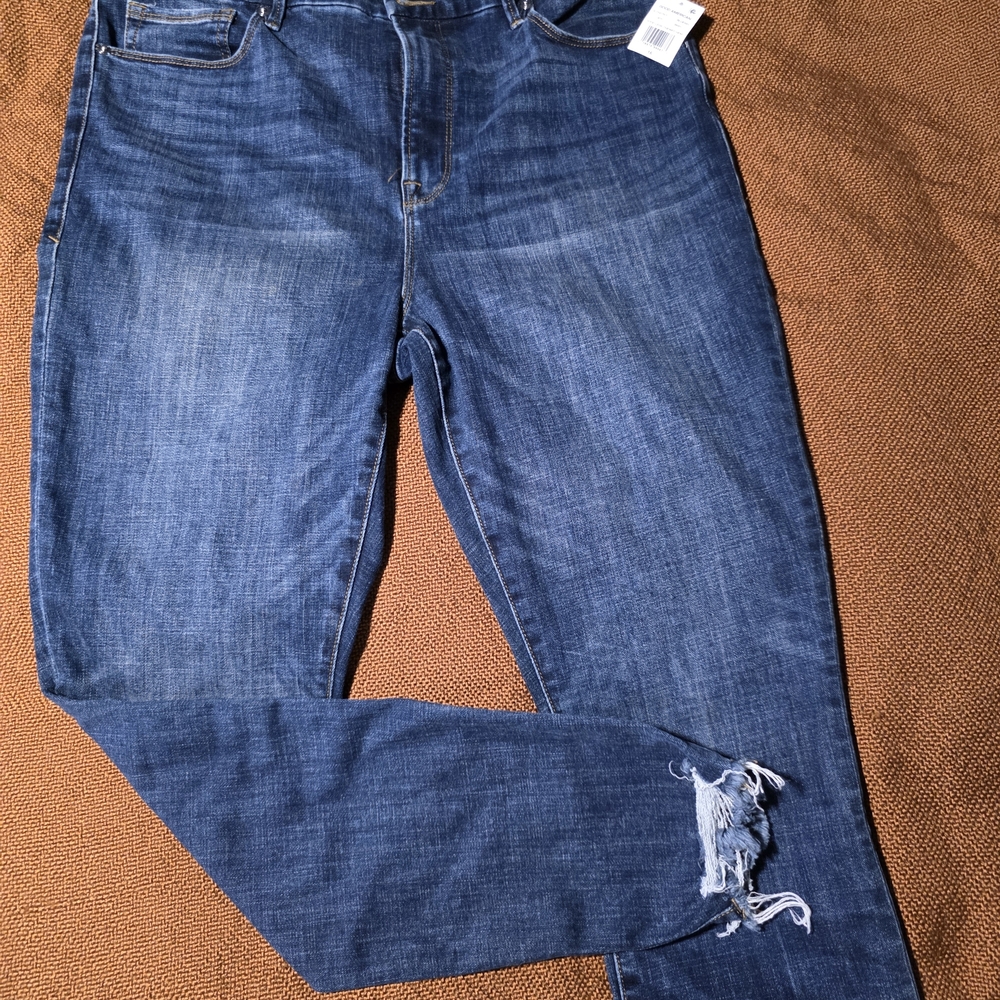 Good American Medium Blue Skinny Jeans